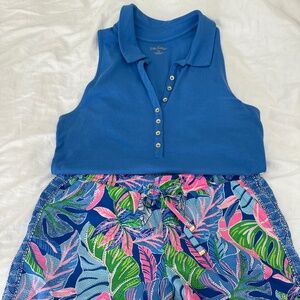 Lilly Pulitzer Shirt Shorts Set